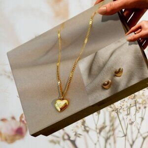 Collier Cœur Doré